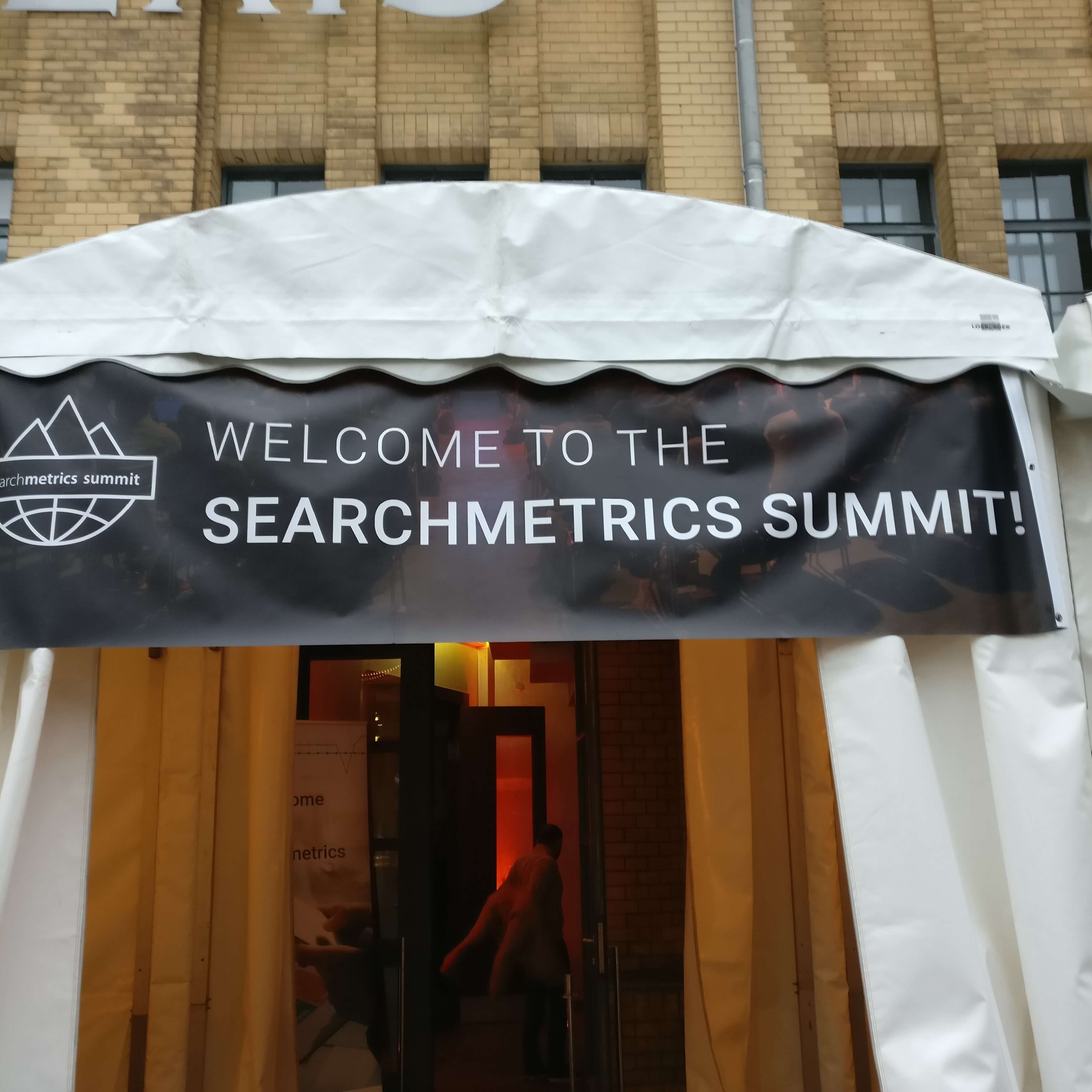 Foto: Willkommen beim Searchmetrics Summit